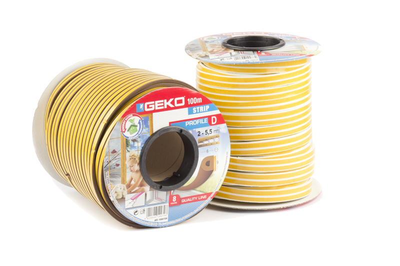 Těsnění E 9x4mm-100m bílé(2x50m)