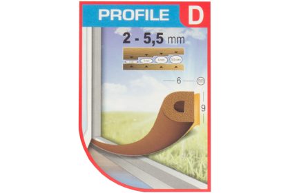 Těsnění D 9x6mm-100m hnědé(2x50m) 2