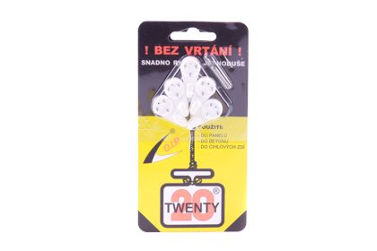 Háček Twenty UNI BÍLÝ/5ks 2