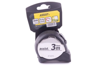 Metr svinovací ASSIST CHROM 3m 3