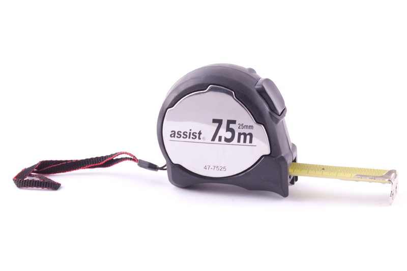 Metr svinovací ASSIST CHROM 7,5m
