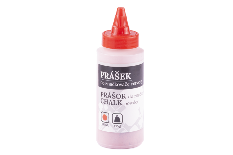 Prášek 115g červený