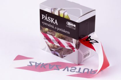 Páska výstražná 250m ZÁKAZ VSTUPU 2
