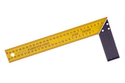 Úhelník ocel žlutý 30cm 1