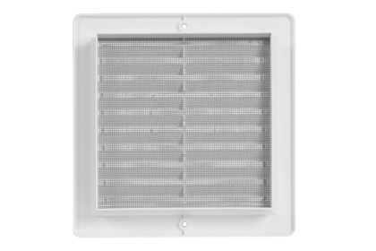 Mřížka větrací rámeček, síťovina 200x200 bílá/0203 2