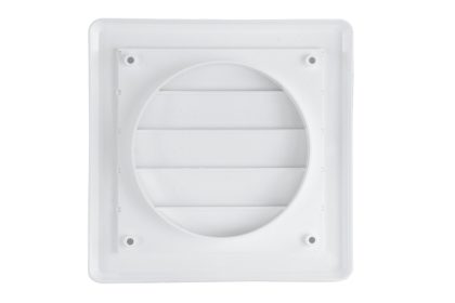 Mřížka větrací gravitační 150x150 G/100 bílá/0215 2