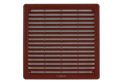 Mřížka větrací, síťovina, krytka 250x250 hnědá/0304 1