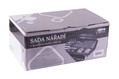 Kufr kovový s nářadím, 106ks 4
