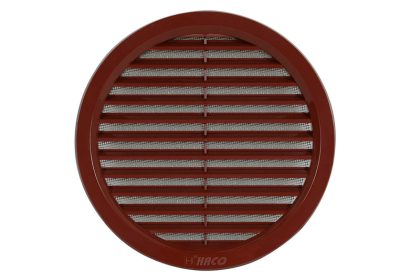 Mřížka větrací kruh, síťovina 150 hnědá/0402 1