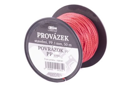 Provázek 1,0mmx50m červený 2