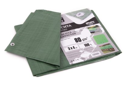 Plachta 80g ZELENÁ 3x4m