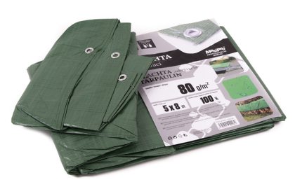 Plachta 80g ZELENÁ 5x8m