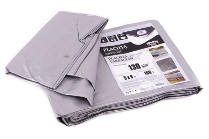 Plachta 130g ŠEDÁ 5x8m