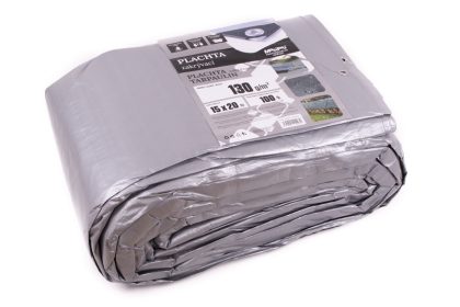 Plachta 130g ŠEDÁ 15x20m