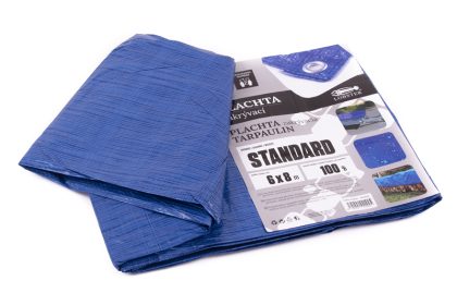 Plachta standard MODRÁ 6x8m