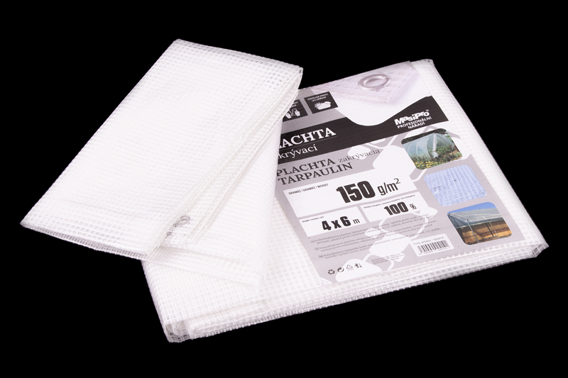 Plachta 150g PRůHLEDNÁ 4x6m