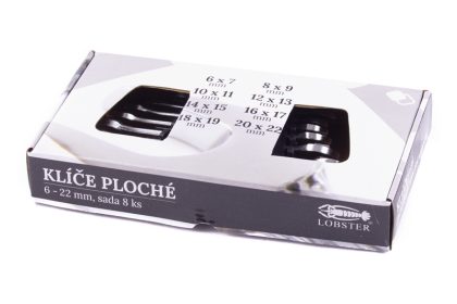 Klíče ploché lesklé 6-22mm/8ks 2
