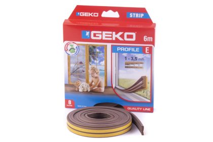 Těsnění E 9x4mm-6m hnědé (2x3m)