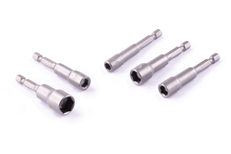 Hlavice nástrč.,5ks,6-13mm,magnet