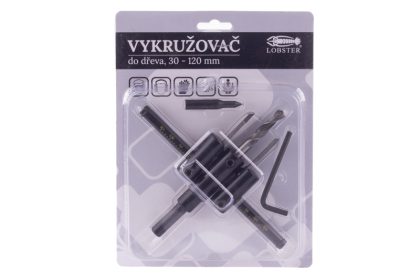 Vykružovač do dřeva 30-120mm,stavitelný 2