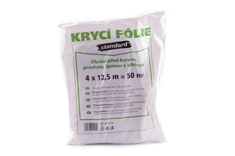 Folie mikro 6my 4x12,5m standard
