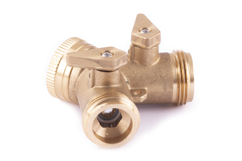 Adaptér MOSAZ 3/4", 2 vývody, STOP