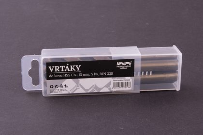 Vrtáky HSS do kovu 13mm/5ks Co 5% 2