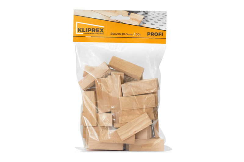 Klínky dřevěné BK 51ks/55x20x10-5mm