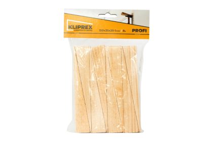 Klínky dřevěné SM 8ks/150x25x25-1mm