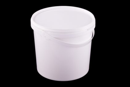 Vědro s víkem 5,6l/plast bílé