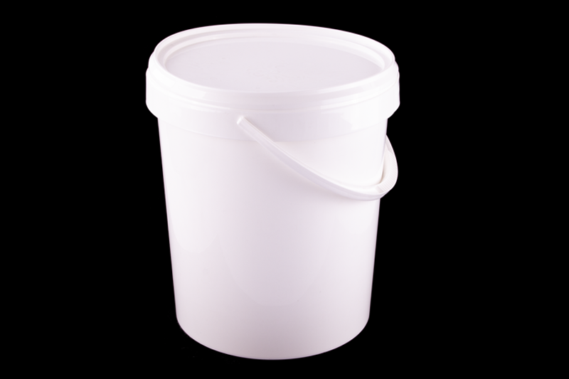Vědro s víkem 15l/plast bílé
