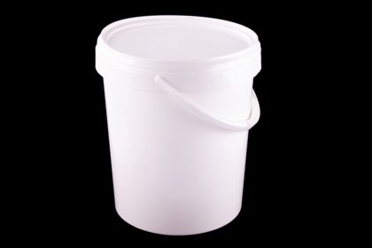 Vědro s víkem 15l/plast bílé