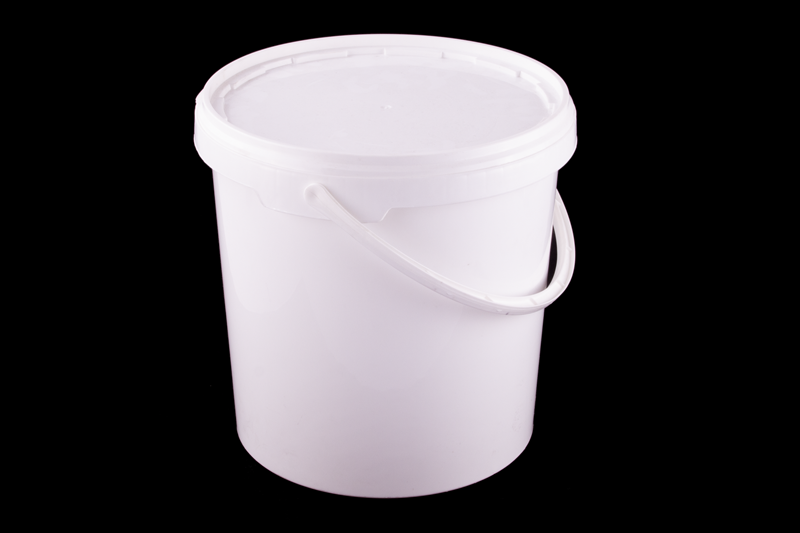 Vědro s víkem 10,7l/plast bílé