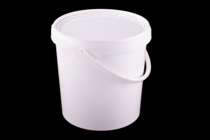 Vědro s víkem 10,7l/plast bílé