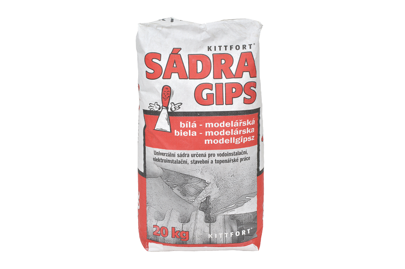 Sádra bílá, modelářská 20kg