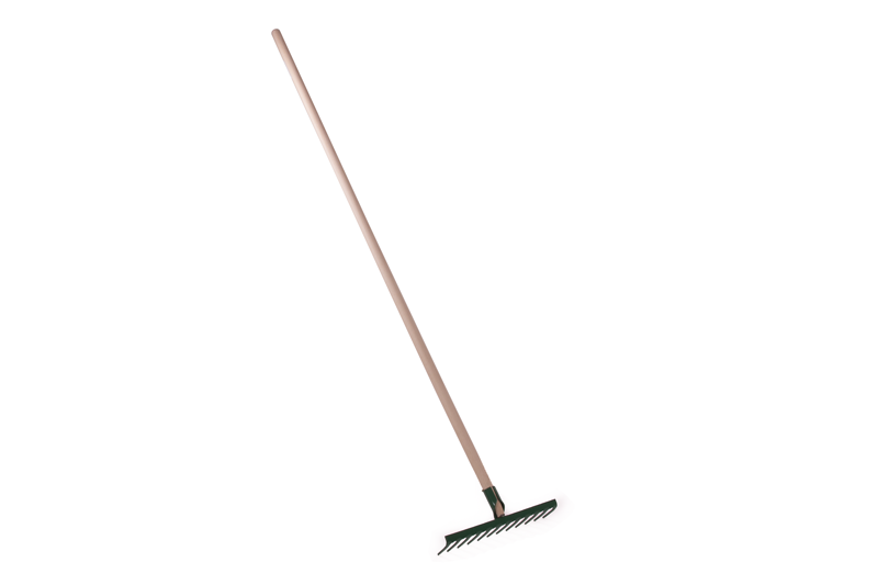 Hrábě železné 12hroté/násada 160 cm