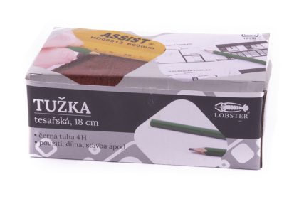 Tužka tesařská 18cm zelená na kámen 2