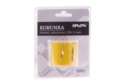 Korunka vykružovací Bimetal HSS 51mm 3