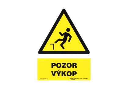 Tabulka informační   POZOR VÝKOP