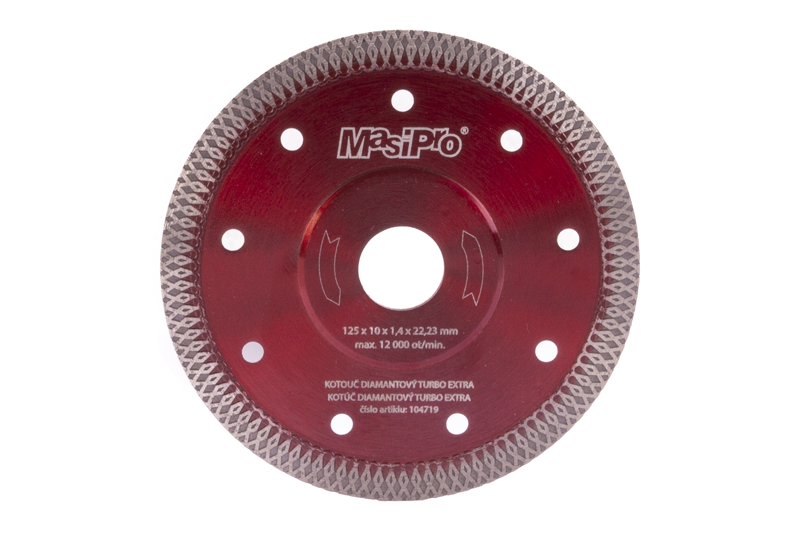 Kotouč diamantový turbo extra tenký 125 mm