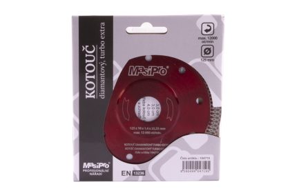 Kotouč diamantový turbo extra tenký 125 mm 2