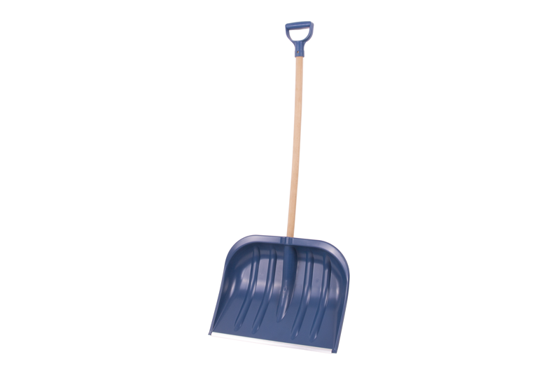 Hrablo Pl stand. 49cm modré/dř.násada
