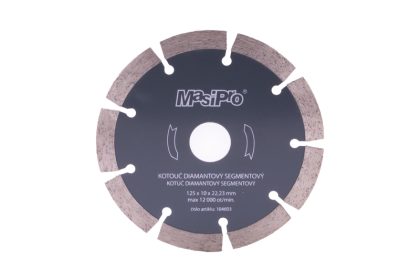 Kotouč diamantový segmentový 125 mm