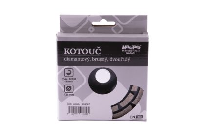 Kotouč diamantový brusný dvouřadý 125 mm 2