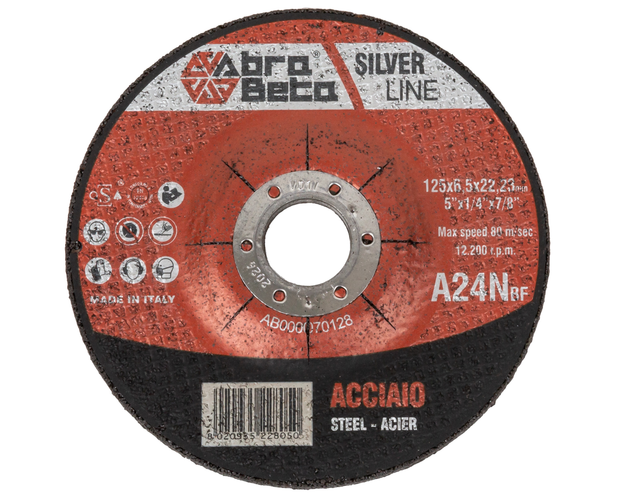 Kotouč brusný na ocel 125 x 6,5 mm