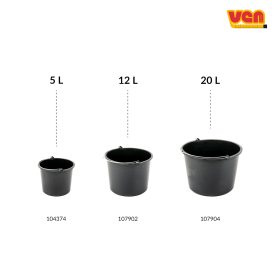 Vědro stavební 5l/plast GRIPLINE 3