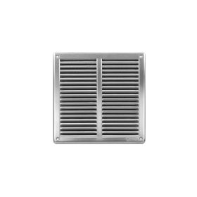Mřížka větrací rámeček, síťovina 250x250 nerez/0708 1