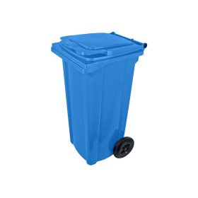 Popelnice hranatá 120l PVC-modrá 1