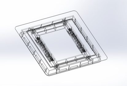 Dvířka Exkluziv 200x200 nerez/0163 9