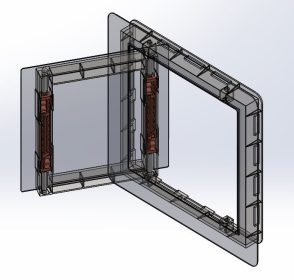 Dvířka Exkluziv 300x300 nerez/0161 8
